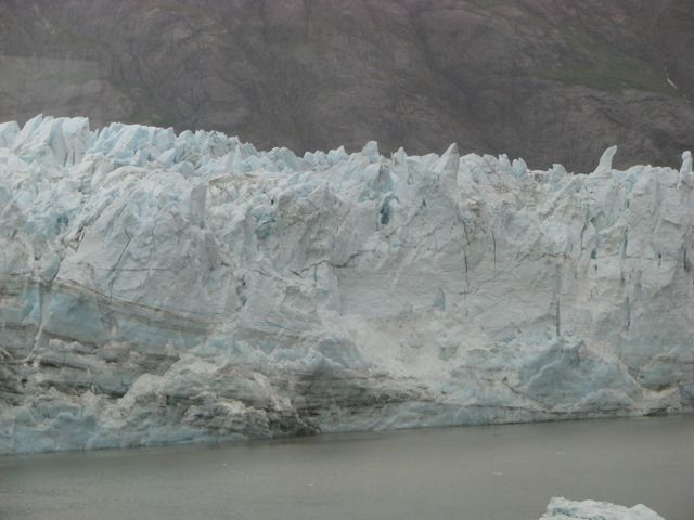 to approach its ice cliffs closer than about 2 miles.