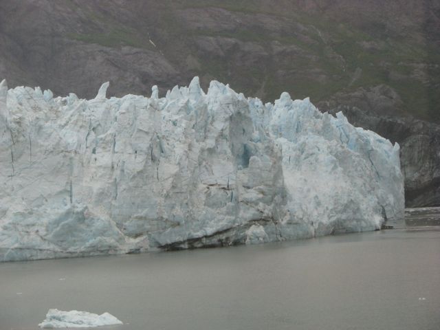 The glaciers seen here today are remnants