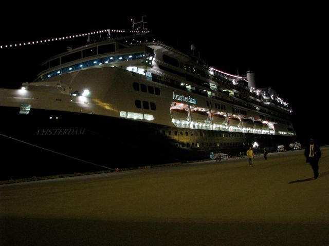 heading back to the ship for the last time