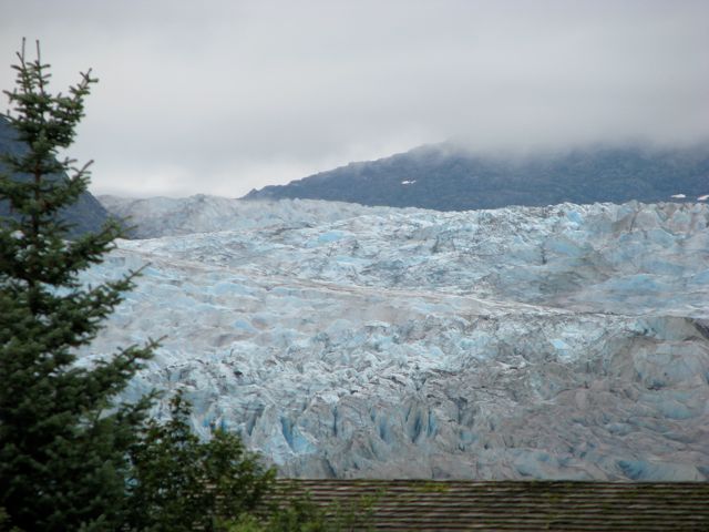 Mendenhall Valley as seen from land
