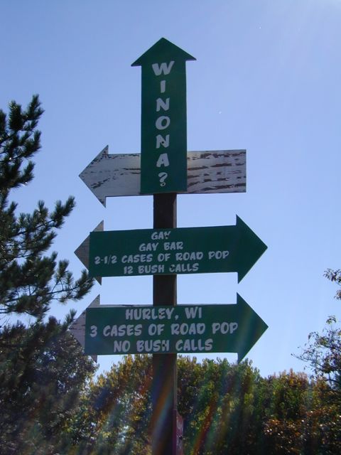 road sign