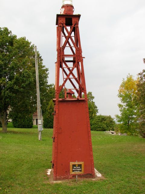 Red Tower aide to navigation, ca early 1900's