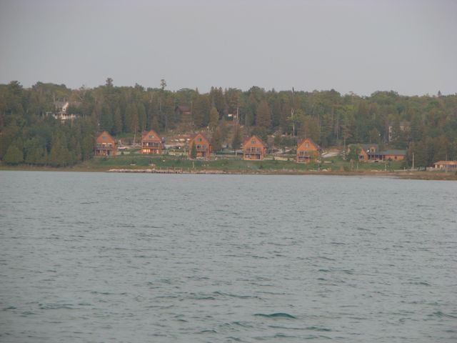 view looking at Drummond Island