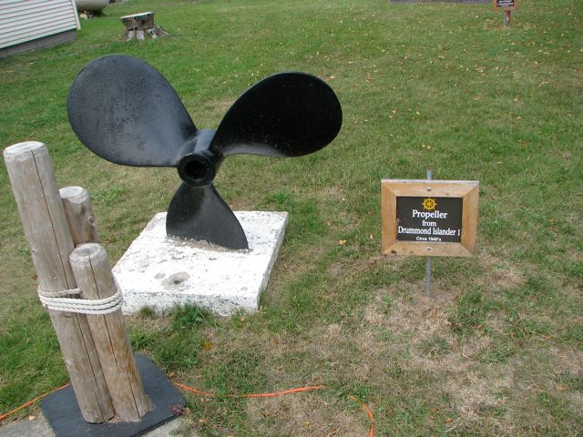 Propeller from Drummond Islander I