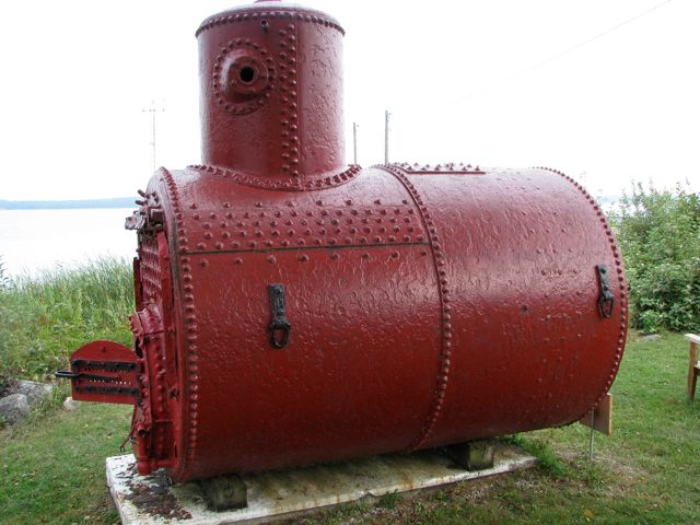 Marine Boiler fire tube design side view
