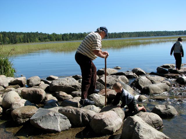 Tom Crossing the headwaters