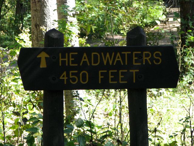 Headwaters 450 feet