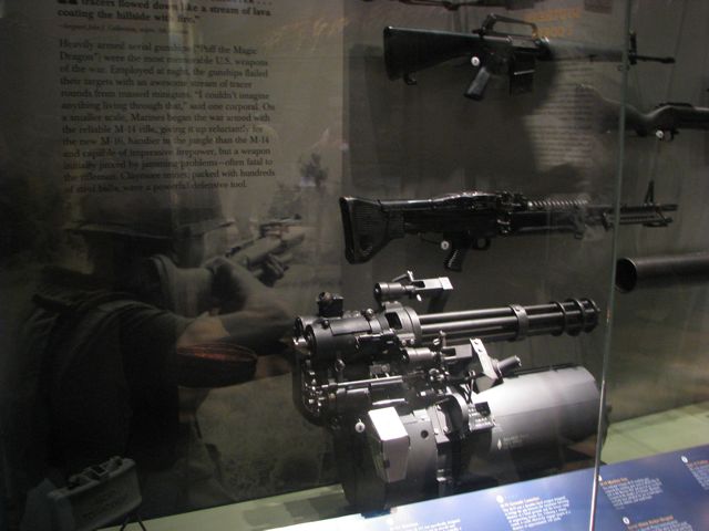 7.62 mm gatling gun that was in an AC-47 (Puff the Magic Dragon)