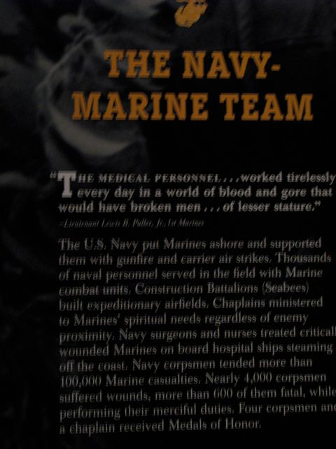 The Navy Marine Team